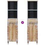 vidaXL Kúpeľňová skrinka 38x33,5x160 cm Masívne drevo Mango – Obrázok 6