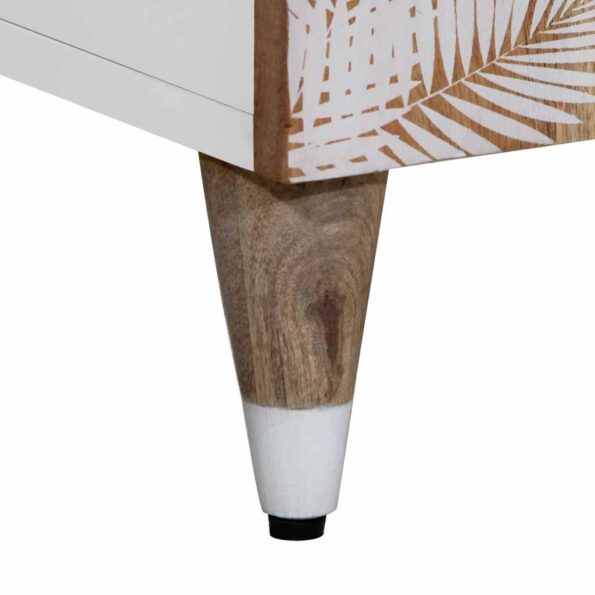 vidaXL Kúpeľňová skrinka 38x33,5x160 cm Masívne drevo Mango – Obrázok 9