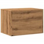 vidaXL Uzavretý box na stelivo dub artisan 60x40x40cm kompozitné drevo – Obrázok 7