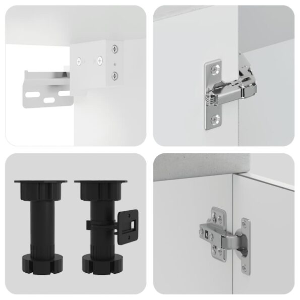 vidaXL 4-dielna sada kuchynských skriniek Kalmar, kompozitné drevo – Obrázok 6