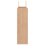 vidaXL Papierové tašky 250 ks s rúčkami, hnedá, 54x15x49 cm – Obrázok 6