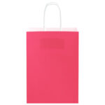 vidaXL Papierové tašky 50 ks s rúčkami, ružové, 15x8x21 cm – Obrázok 5