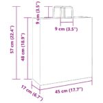 vidaXL Papierové tašky 250 ks s rúčkami, hnedá, 45x17x48 cm – Obrázok 11
