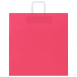 vidaXL Papierové tašky 250 ks s rúčkami, ružové, 45x17x48 cm – Obrázok 5