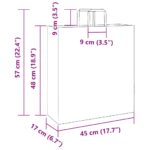vidaXL Papierové tašky 250 ks s rúčkami, žlté, 45x17x48 cm – Obrázok 11