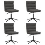 vidaXL Jedálenské stoličky 4 ks čierne umelá koža – Obrázok 2