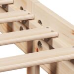 vidaXL Posteľ s knižnicou bez matraca 120x200 cm borovicový masív – Obrázok 10