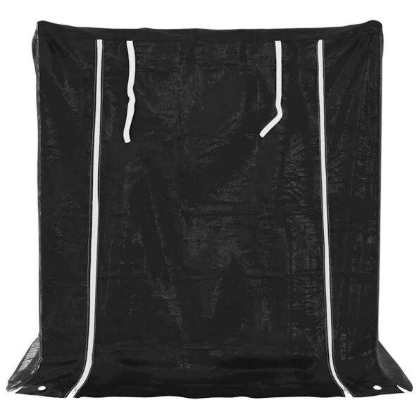 vidaXL Regál na krbové drevo s pláštenkou 100,5x80,5x110,5 cm – Obrázok 4