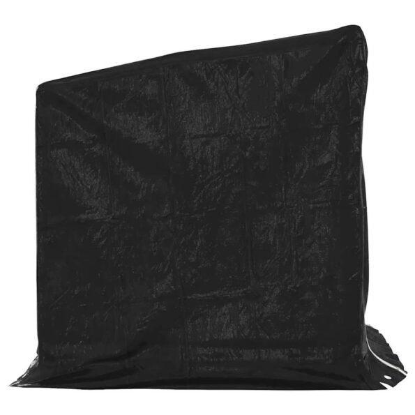 vidaXL Regál na krbové drevo s pláštenkou 100,5x80,5x110,5 cm – Obrázok 7