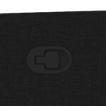 vidaXL Sklápacie kreslo čierne látkové – Obrázok 8