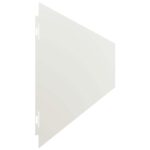 vidaXL Obruby trávnika 10 ks Biela 15x103 cm Oceľ valcovaná za studena – Obrázok 5