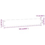 vidaXL Obruby trávnika 10 ks Biela 15x103 cm Oceľ valcovaná za studena – Obrázok 9