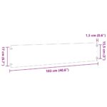 vidaXL Obruby trávnika 10 ks Biela 20x103 cm Oceľ valcovaná za studena – Obrázok 9