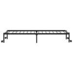 VidaXL Rám postele bez matraca Skladací Čierna 100x190 cm Oceľ – Obrázok 7