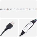 vidaXL Nástenné nočné skrinky s LED osvetlením 2 ks betónovo sivé – Obrázok 12