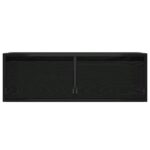 vidaXL TV skrinka s LED svetlami, čierny dub 75x35,5x25 cm – Obrázok 7