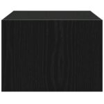 vidaXL TV skrinka s LED svetlami, čierny dub 75x35,5x25 cm – Obrázok 8