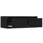 vidaXL TV skrinka s LED svetlami, čierny dub 75x35,5x25 cm – Obrázok 10