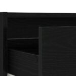 vidaXL TV skrinka s LED svetlami, čierny dub 75x35,5x25 cm – Obrázok 11