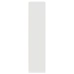 vidaXL Knižnica biela 89x24x101,5 cm kompozitné drevo – Obrázok 5