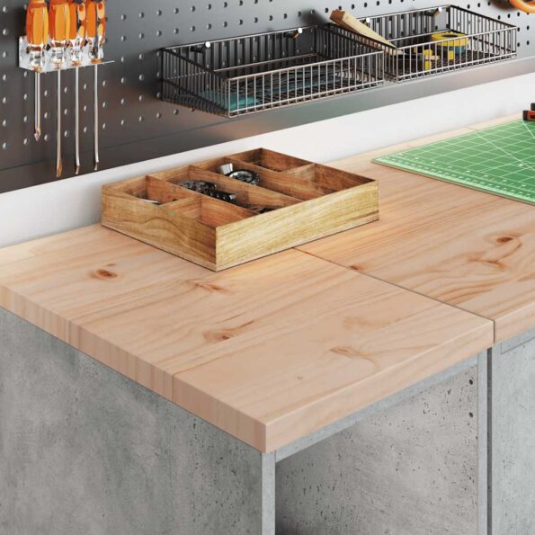 vidaXL Garážová skriňa 30x51x85 cm masívna borovica – Obrázok 4