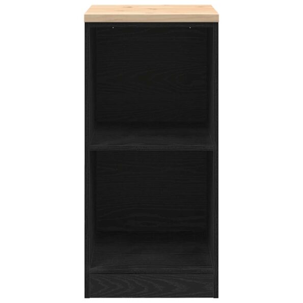 vidaXL Garážová skriňa čierny 40x51x85 cm masívna borovica – Obrázok 5