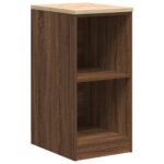 vidaXL Garážová skriňa hnedý dub 40x51x85 cm masívna borovica – Obrázok 2