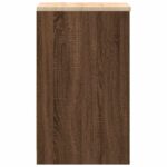 vidaXL Garážová skriňa hnedý dub 40x51x85 cm masívna borovica – Obrázok 6