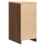 vidaXL Garážová skriňa hnedý dub 40x51x85 cm masívna borovica – Obrázok 7