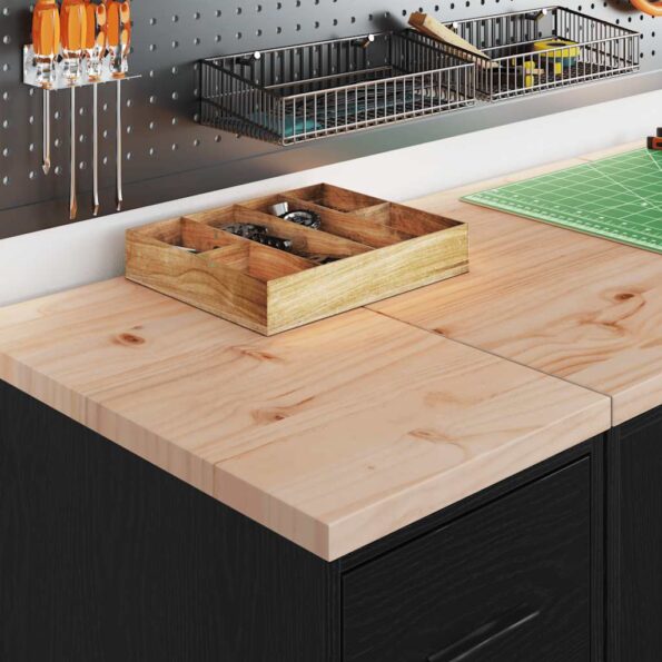 vidaXL Garážová skriňa čierny 30x51x85 cm masívna borovica – Obrázok 4