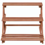 vidaXL 3-poschodový podstavec na kvetináče cédrové drevo 48x45x40 cm – Obrázok 3