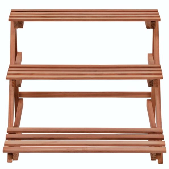 VXL8718475612957_g_en_hd_2.jpg vidaXL 3-poschodový podstavec na kvetináče cédrové drevo 48x45x40 cm – Obrázok 3
