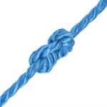 vidaXL Pletené lano polypropylénové 12 mm 250 m modré – Obrázok 2