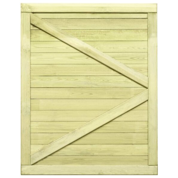 vidaXL Záhradná bránička, impregnovaná borovica 125x100 cm – Obrázok 5
