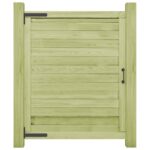 vidaXL Záhradná bránička, impregnovaná borovica 125x100 cm