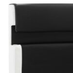 vidaXL Posteľný rám s LED, čierny, umelá koža 140x200 cm – Obrázok 6