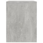 vidaXL Nočný stolík betónovo-sivý 40x30x40 cm drevotrieska – Obrázok 5