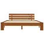 vidaXL Posteľný rám, medovo hnedý, borovicový masív 180x200 cm – Obrázok 3