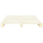 vidaXL Paletový posteľný rám, borovicový masív 180x200 cm – Obrázok 4