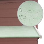 vidaXL Vonkajšia klietka/domček pre sliepky s 1 hniezdom, hnedá, drevo – Obrázok 7