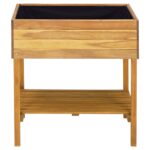 vidaXL Vyvýšený záhradný kvetináč 78,5x58,5x78,5 cm masívne akáciové drevo – Obrázok 3
