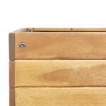 vidaXL Vyvýšený záhradný kvetináč 78,5x58,5x78,5 cm masívne akáciové drevo – Obrázok 6