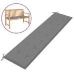 vidaXL Podložka na záhradnú lavičku 200x50x3 cm, oxfordská látka – Obrázok 2