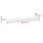vidaXL Podložka na záhradnú lavičku 200x50x3 cm, oxfordská látka – Obrázok 7