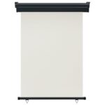 vidaXL Bočná markíza na balkón 125x250 cm, krémová – Obrázok 2