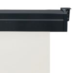 vidaXL Bočná markíza na balkón 125x250 cm, krémová – Obrázok 7