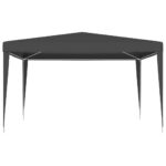 vidaXL Profesionálny párty stan 4x4 m, antracitový 90 g/m² – Obrázok 4