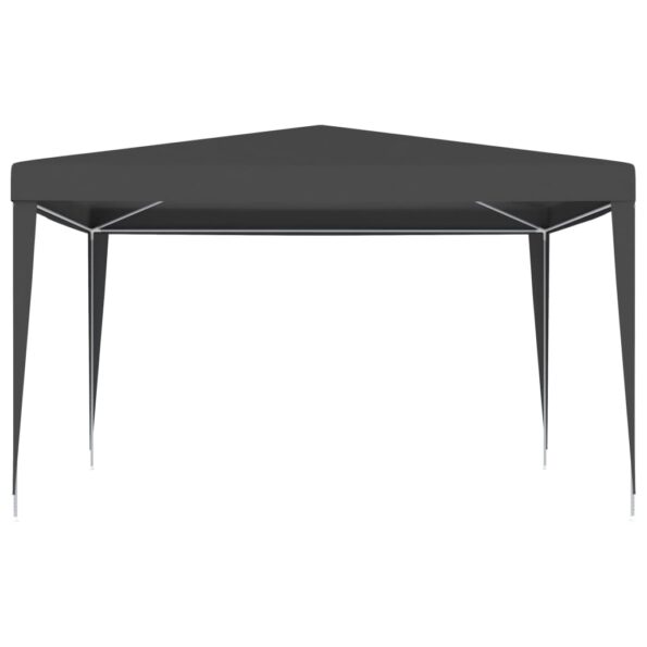 vidaXL Profesionálny párty stan 4x4 m, antracitový 90 g/m² – Obrázok 4