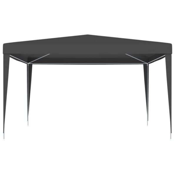 vidaXL Profesionálny párty stan 4x4 m, antracitový 90 g/m² – Obrázok 5