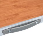 vidaXL Skladací kempingový stôl 120x60 cm hliníkový – Obrázok 8